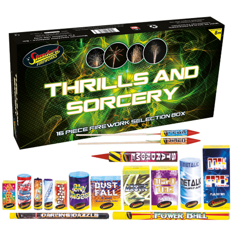 STANDARD - THRILLS & SORCERY - 16 PIECE SELECTION BOX