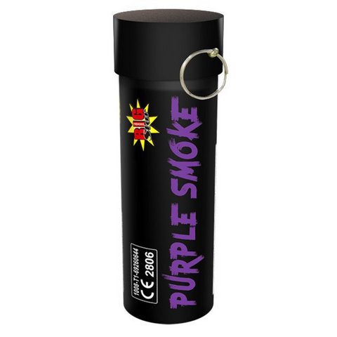 1 X BIG STAR - PURPLE SMOKE GRENADE - 60 SECONDS