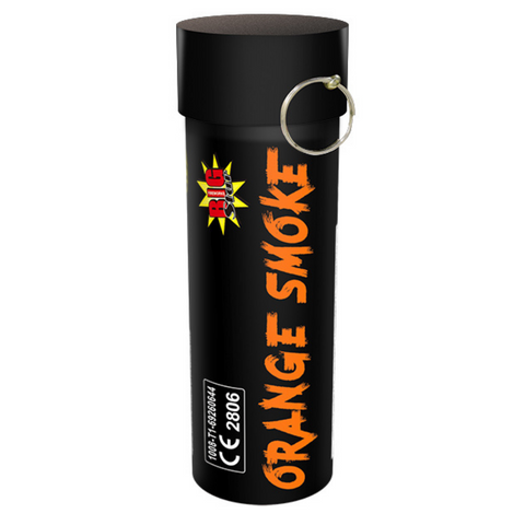 1 X BIG STAR - ORANGE SMOKE GRENADE - 60 SECONDS