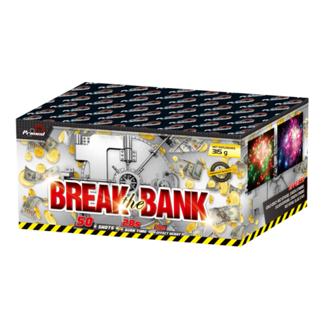 BREAK THE BANK VAULT GOLD COINS COLOURFUL EFFECTS