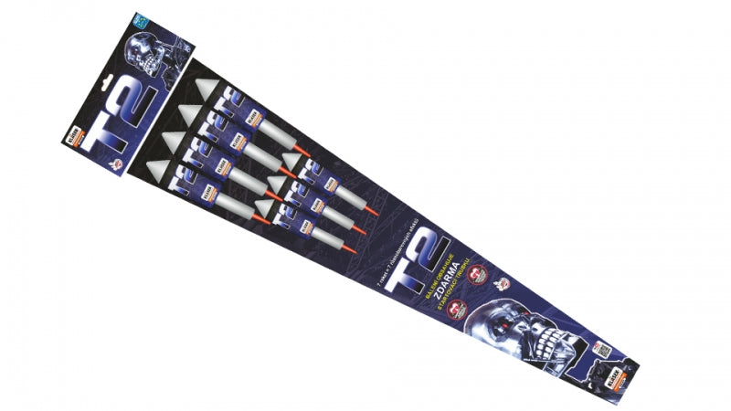 Finnish Firework Rockets T2 ROCKETS - 7 PACK