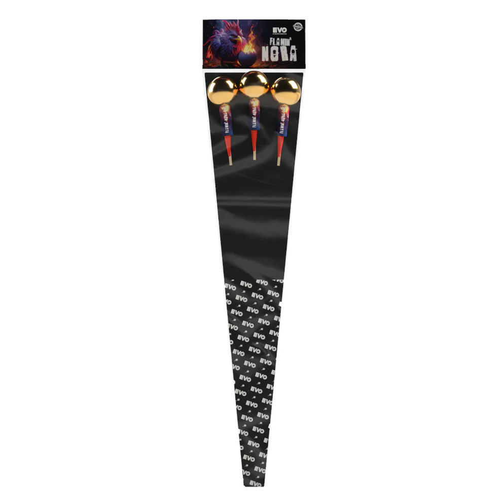 FLAMIN NORA ROCKETS - (3 PACK) - EVO PYROTECHNICS
