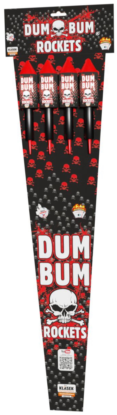 Klasek Dum Bum Rakety super loud 4 pack rockets