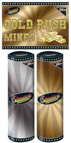 standard fireworks 2 pack of gold rush mines