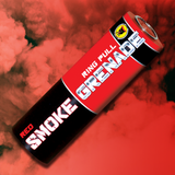 1 X BLACK CAT - RED SMOKE GRENADE - 90 SECONDS