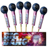 big bang rockets black head brown stick evolution fireworks