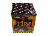 fire 25 shot barrage by primed pyrotechnics