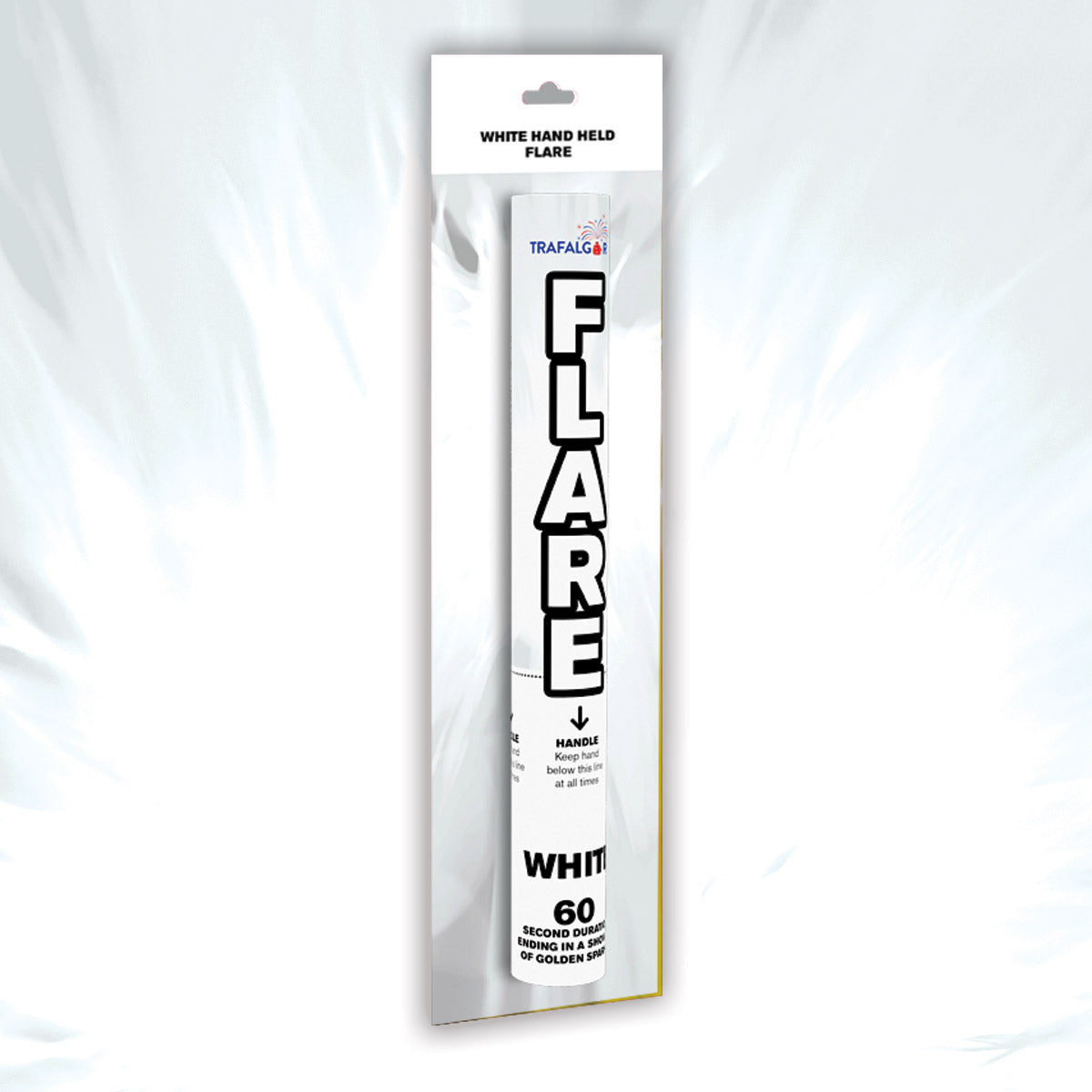 Trafalgar White Smoke Flare Handheld Fare 60 seconds