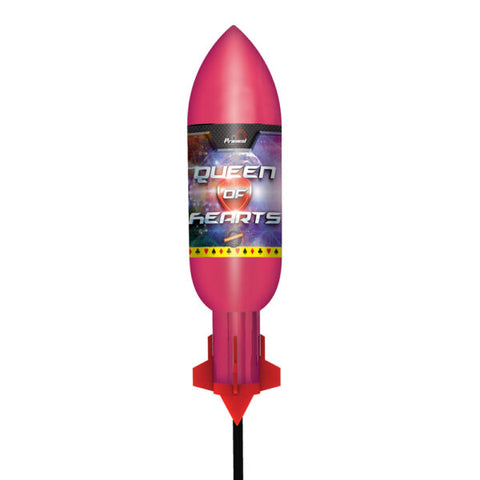 QUEEN OF HEARTS SINGLE HEART ROCKET - PRIMED